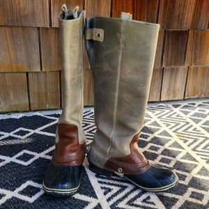 Rare Discontinued Sorel slimpack riding boots